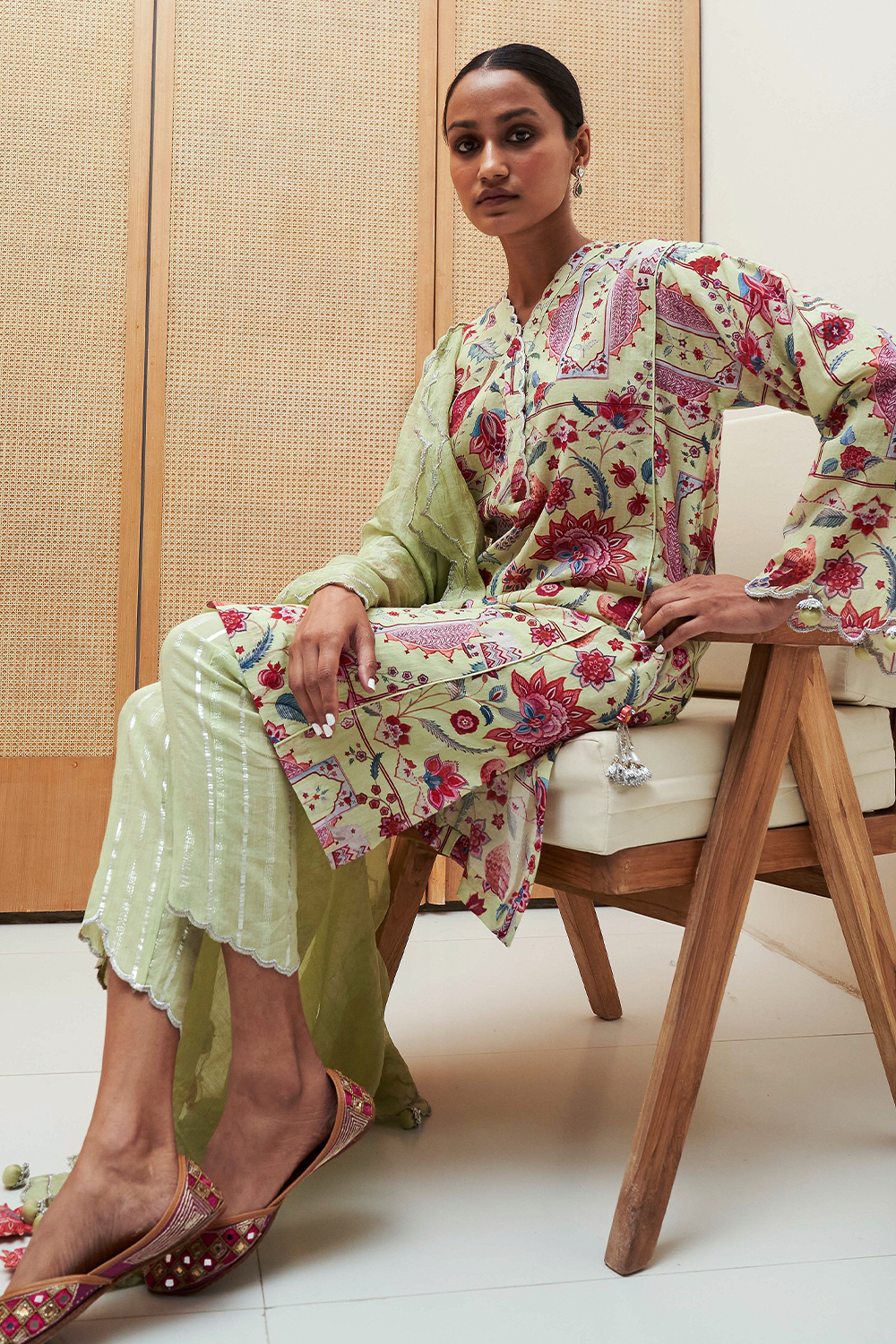 Ramya Mint Tunic Set