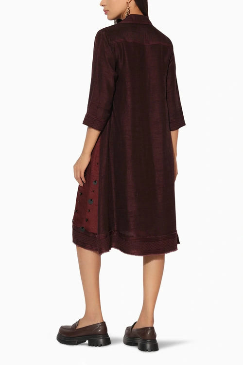 Ophyra Wine Dress