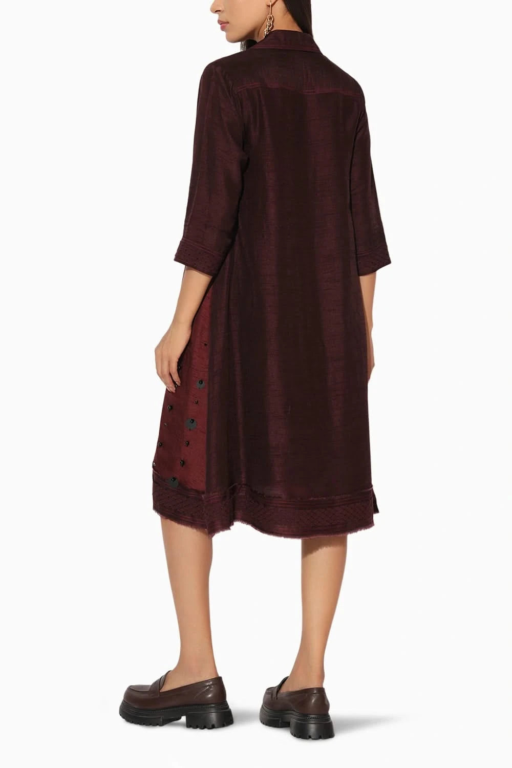 Ophyra Wine Dress