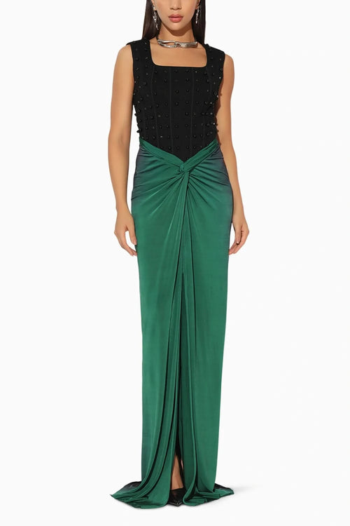 Auryth Green Gown