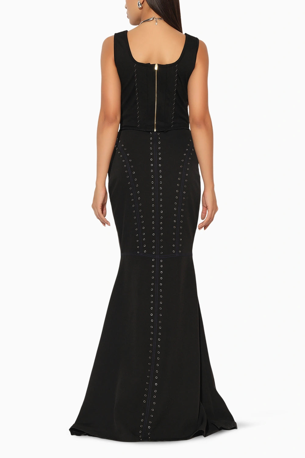 Zephora Black Long Skirt