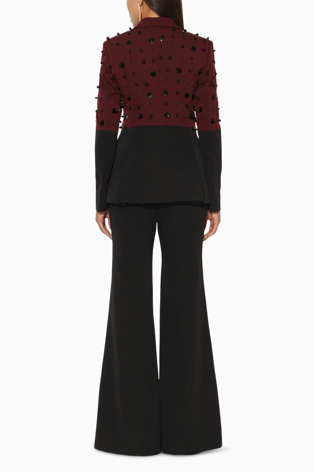 Stellix Maroon Pant Suit Set