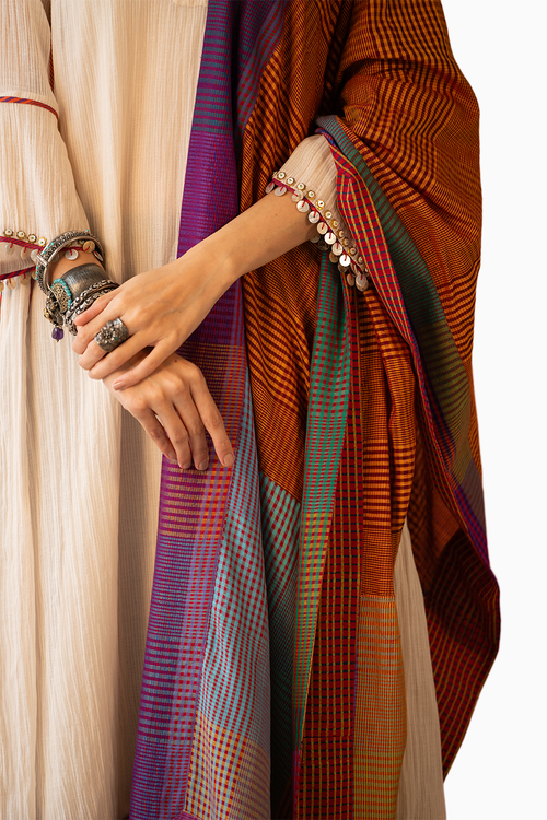 Kafil Kurta with Zahur Pants & Kossey Stole