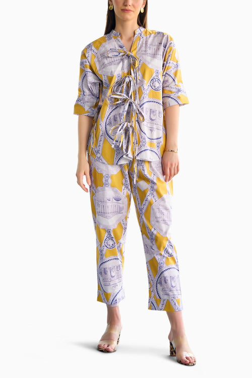 Golden Hour Harmony Poplin Set