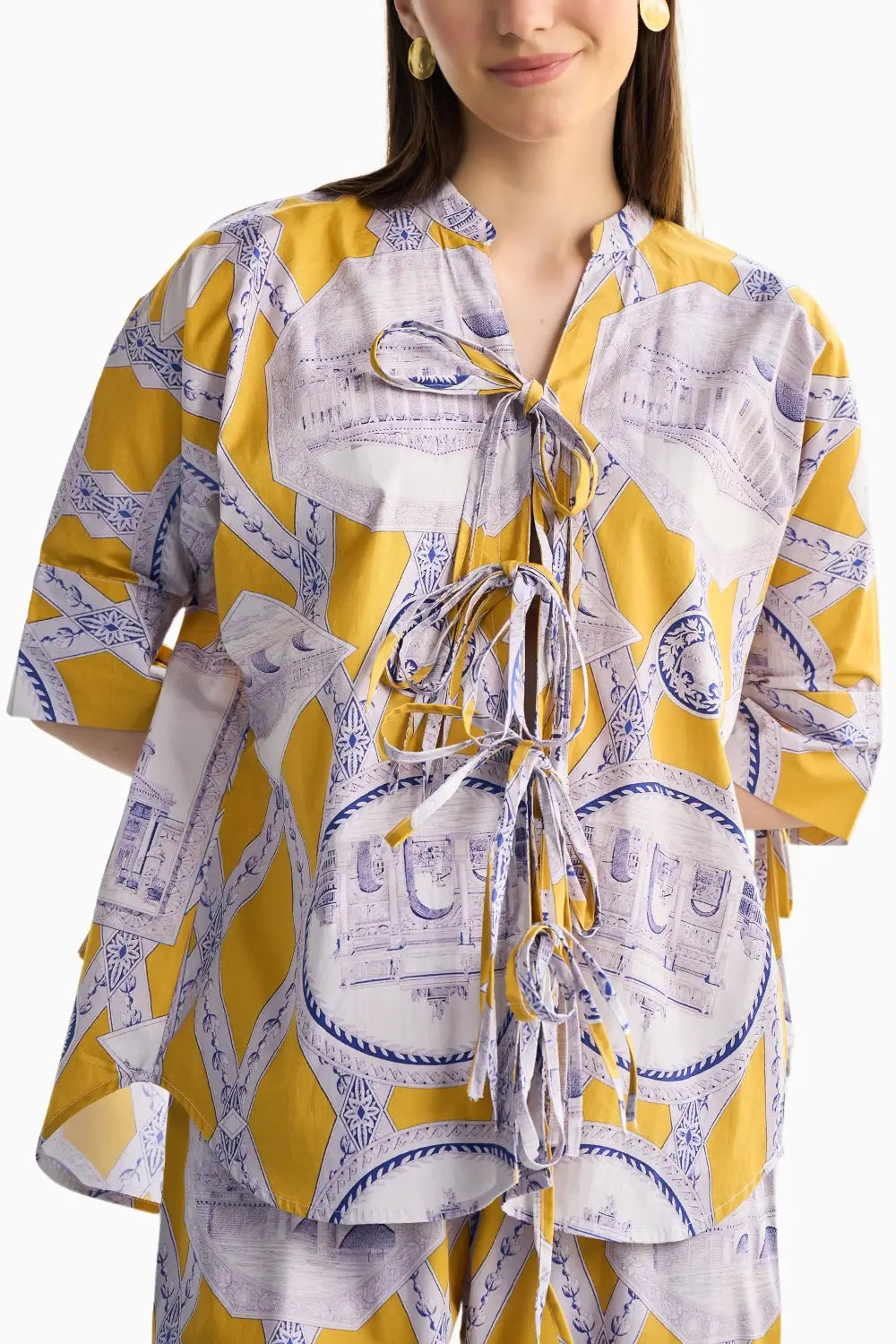 Golden Hour Harmony Poplin Set