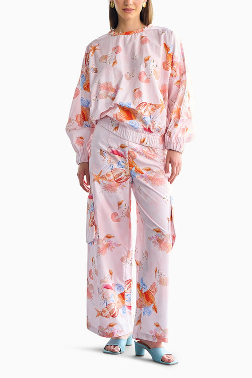 Printed Pink Aerial Cargo Set