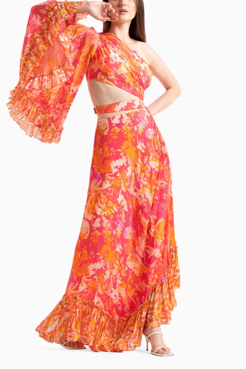 Pink Twisted Femme Dress