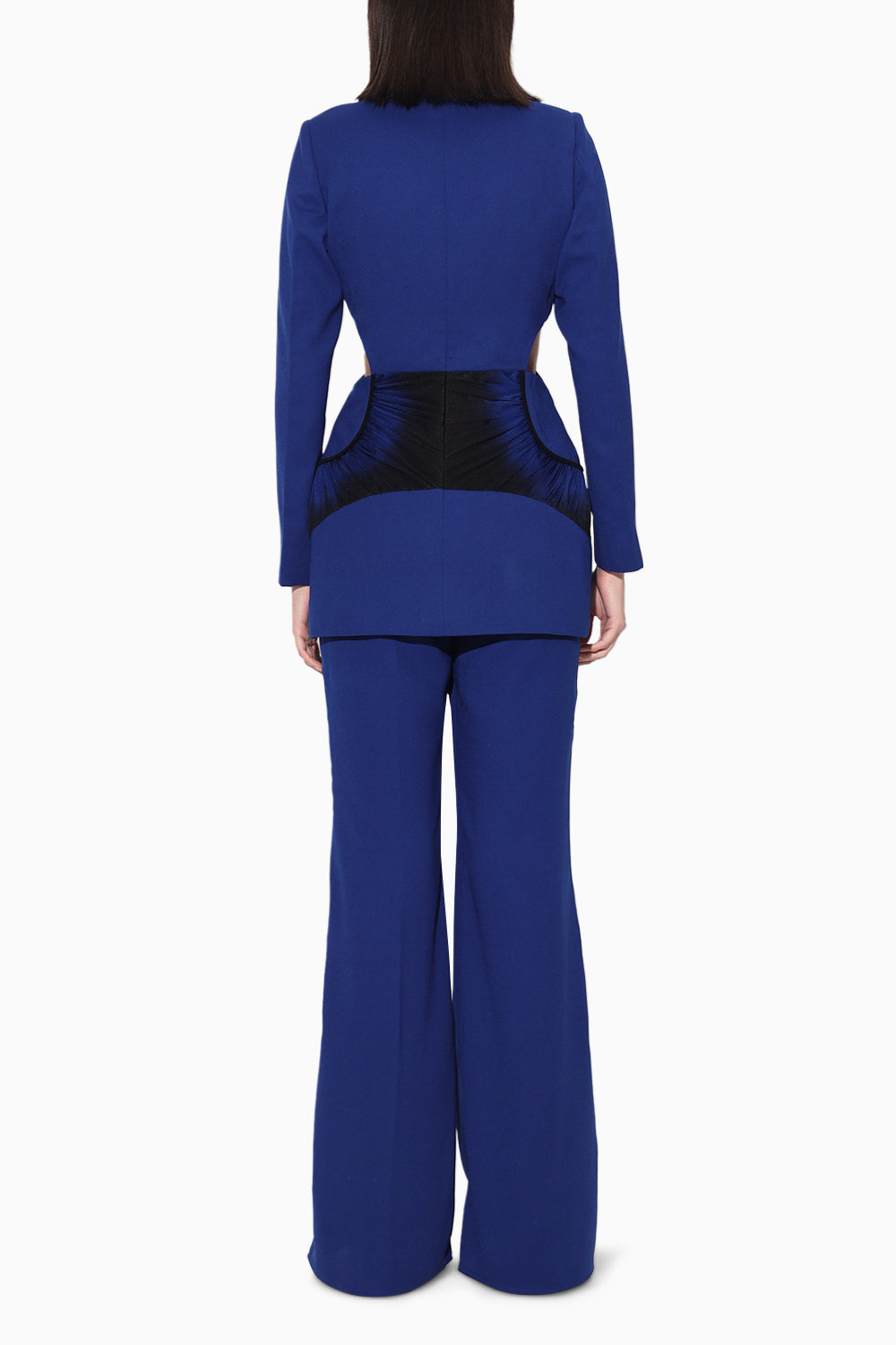 Cosmic Cut Away Blue Pant Suit