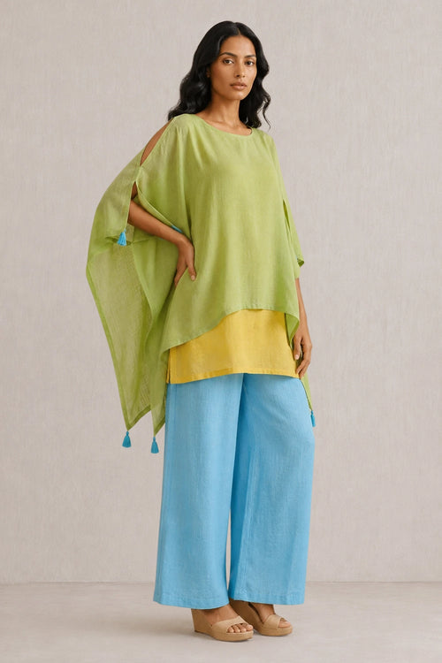 Limone Lime Vivid Riviera Marine Co-ord Set