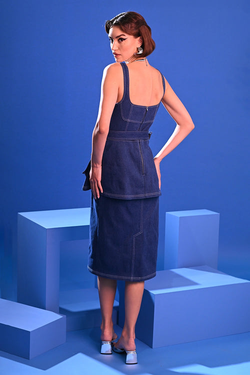 Blue Rosalind Dress