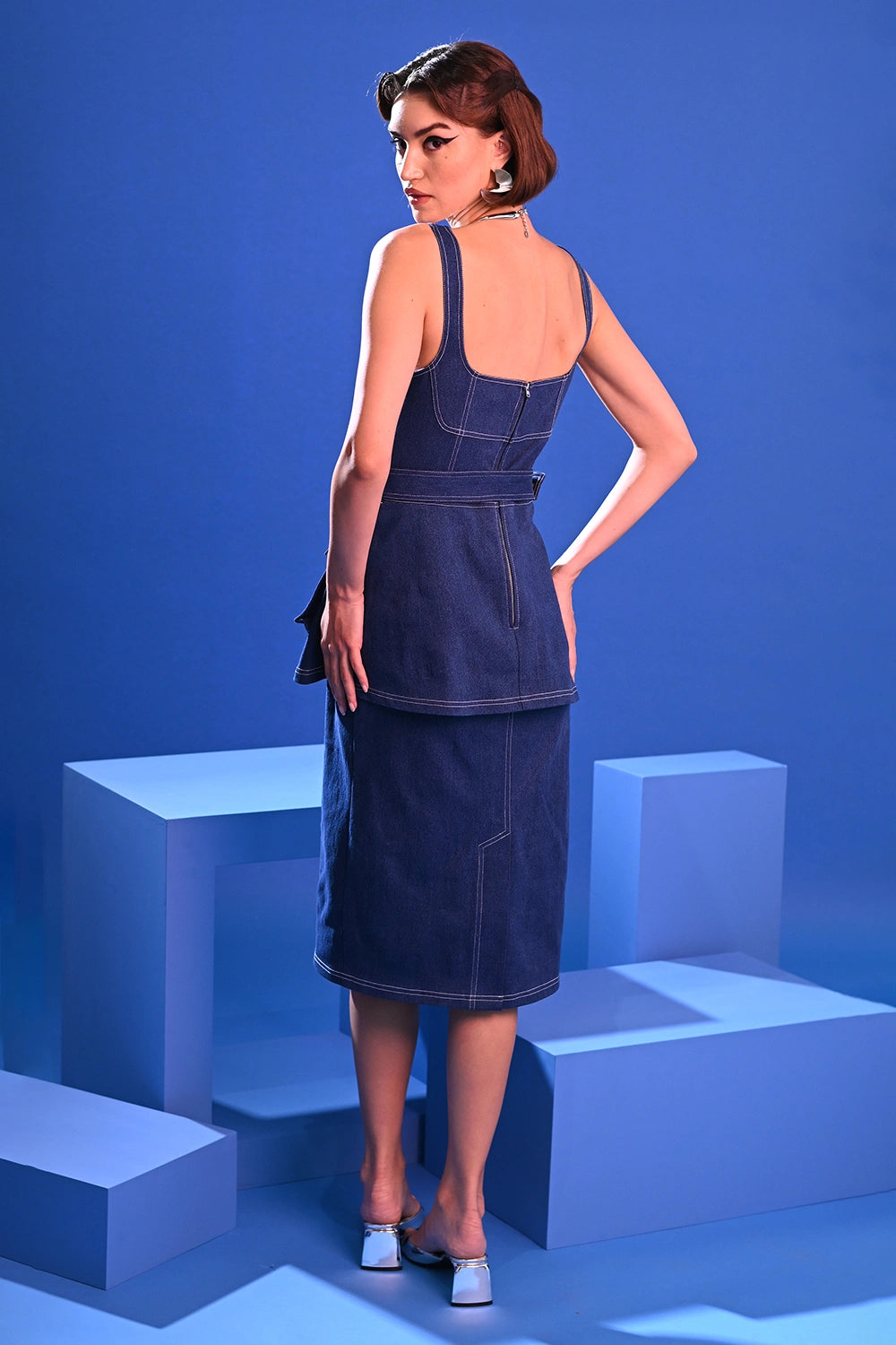 Blue Rosalind Dress