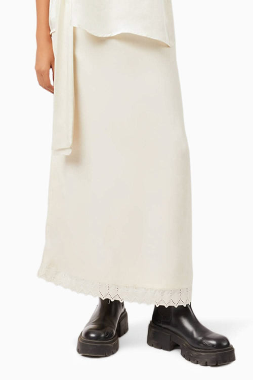 Leia White Skirt