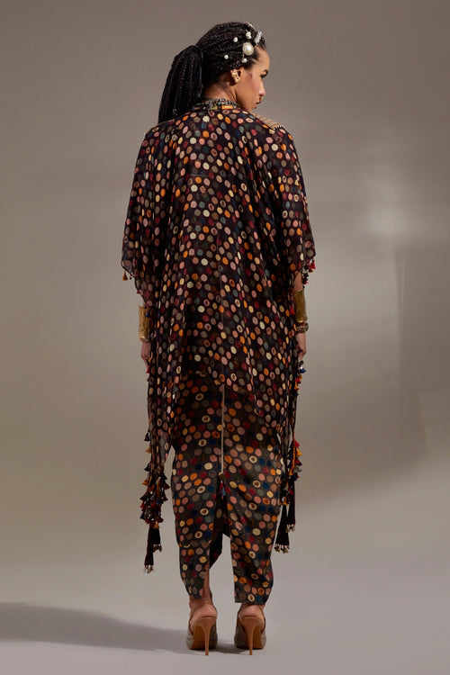 Jamuni Anka Dot Veni Dupatta Jacket Set