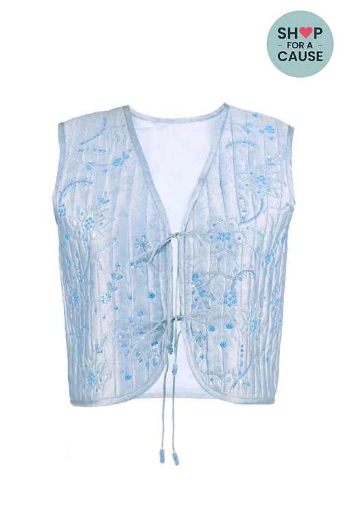 Badal Light Blue Gilet