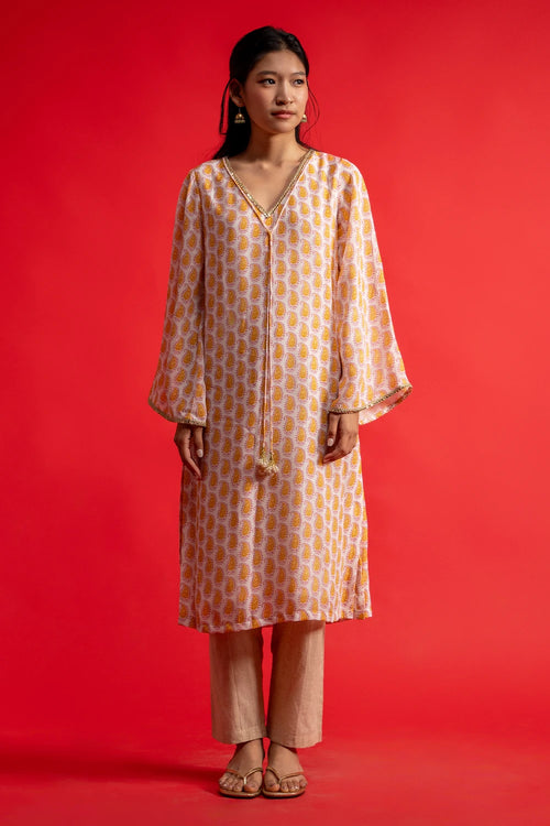 Noshnara Kaftan Kurta
