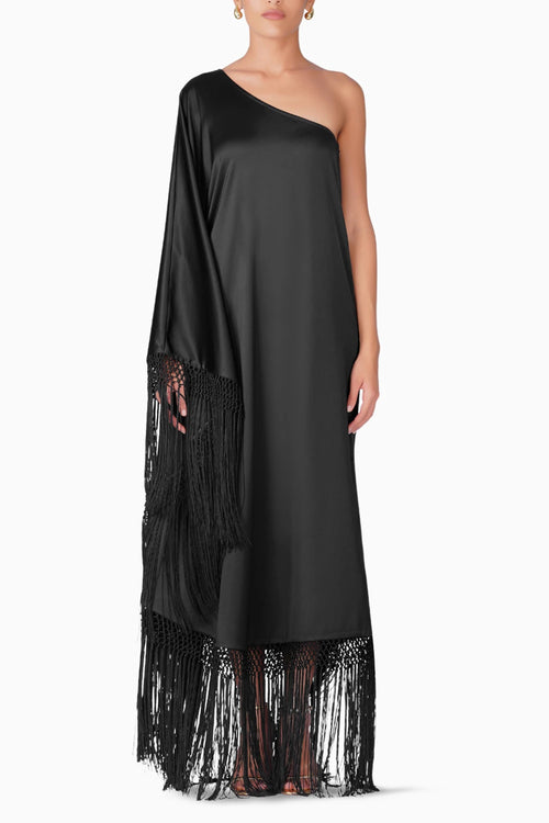 Black Midsummer Kaftan