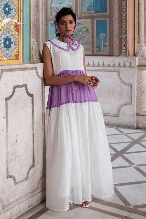 Lavender Long Tier Dress