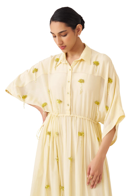 Oriva Pastel Yellow Dress
