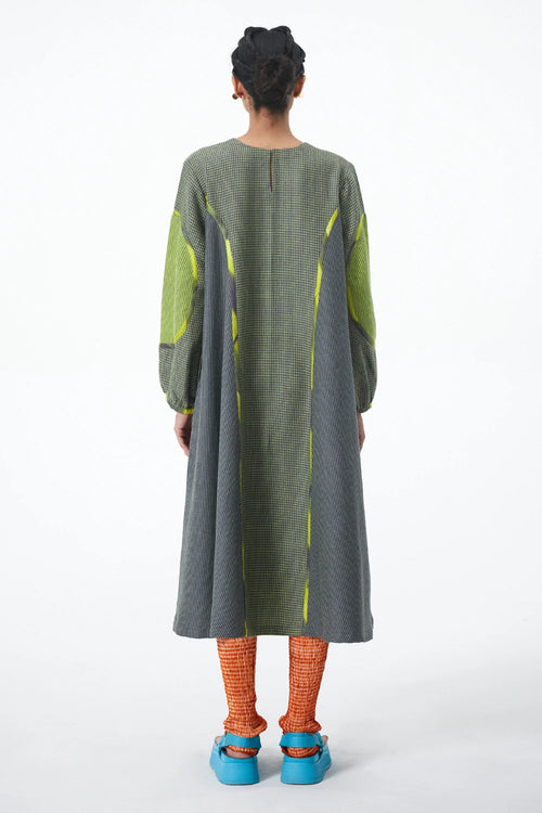 Grey Lime Sorter's Dress