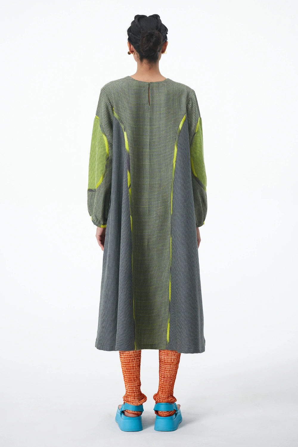 Grey Lime Sorter's Dress