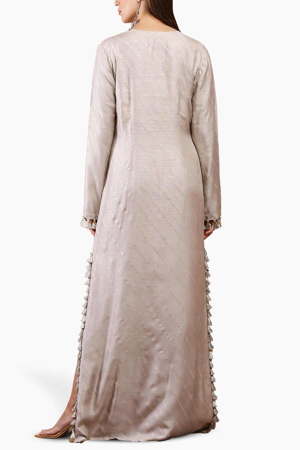 Grey Bagh Embroidered Kaftan