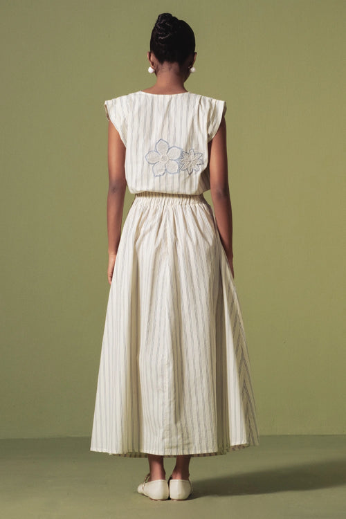 Meadow Stripe Skirt Set