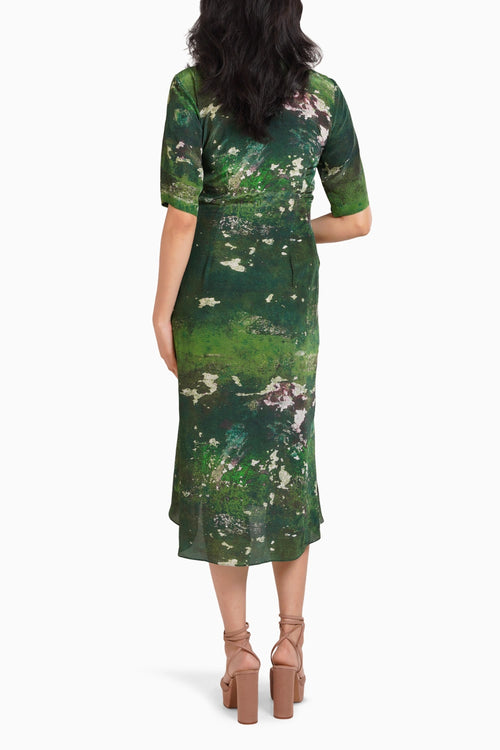 Sage Ruched Dress