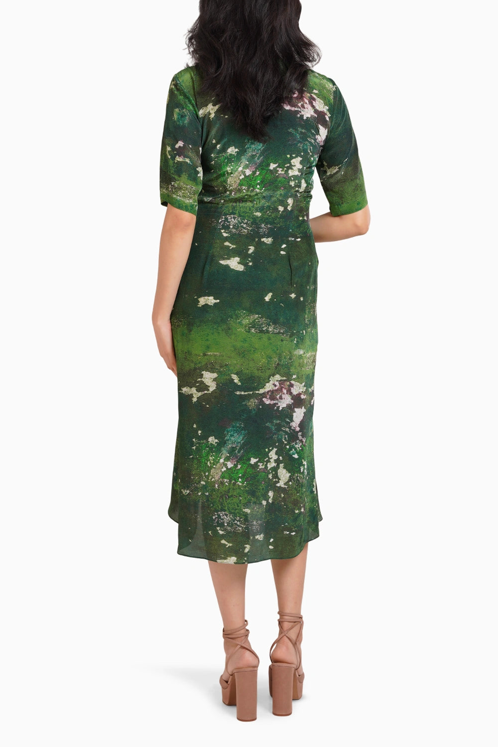 Sage Ruched Dress