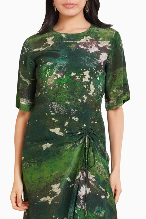 Sage Ruched Dress