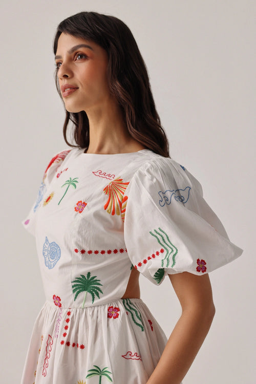 Ecru Isles Lyla Midi Dress