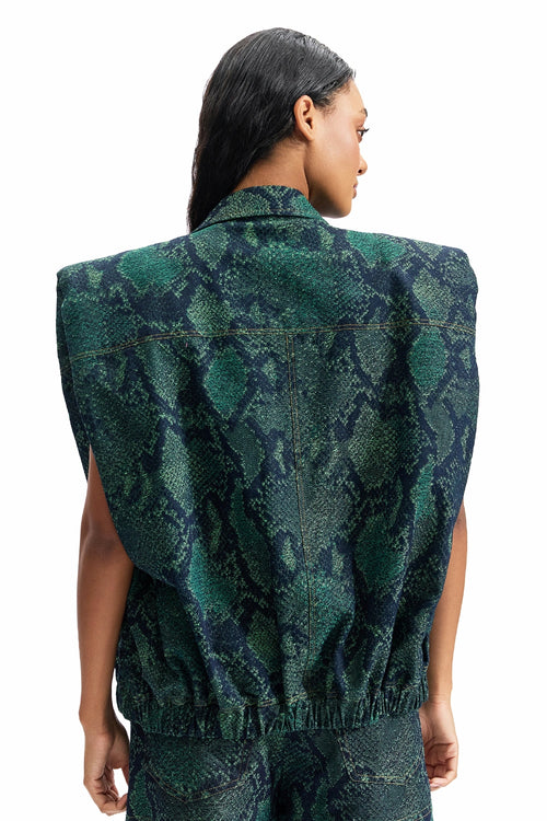 Serpent Boxy Denim Set