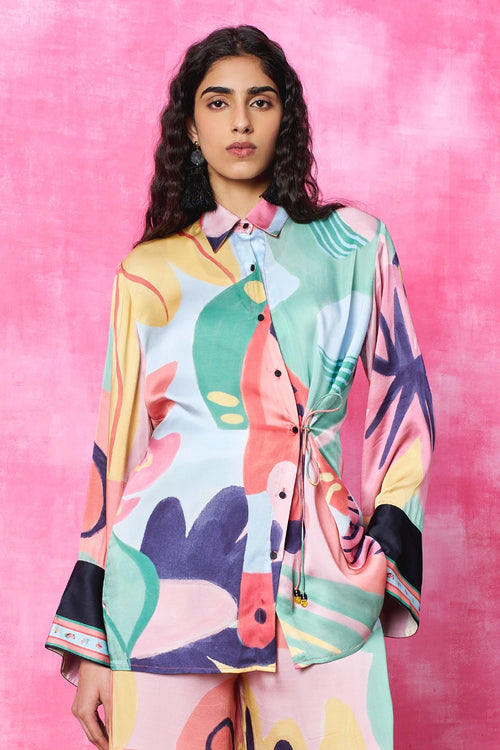 Gardenia Drawstring Shirt