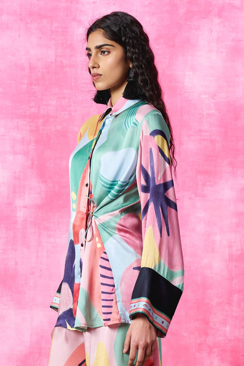 Gardenia Drawstring Shirt