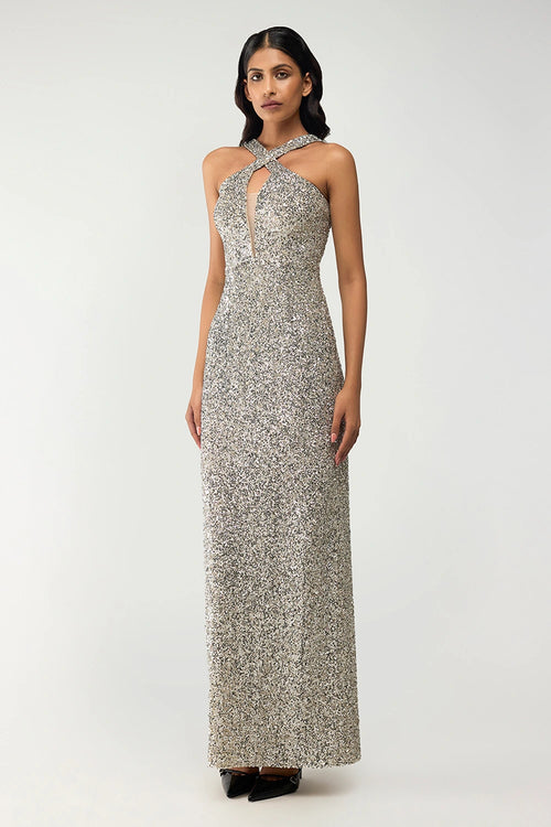 Halo Halter Dress
