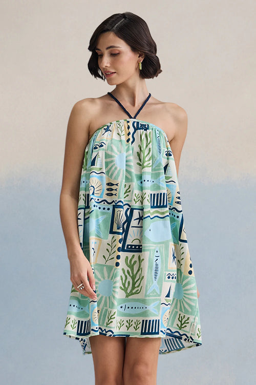 Coastal Mint Short Dress