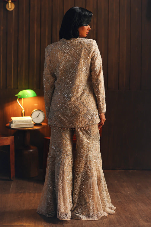 Fasana Monarch Collar Blazer Set