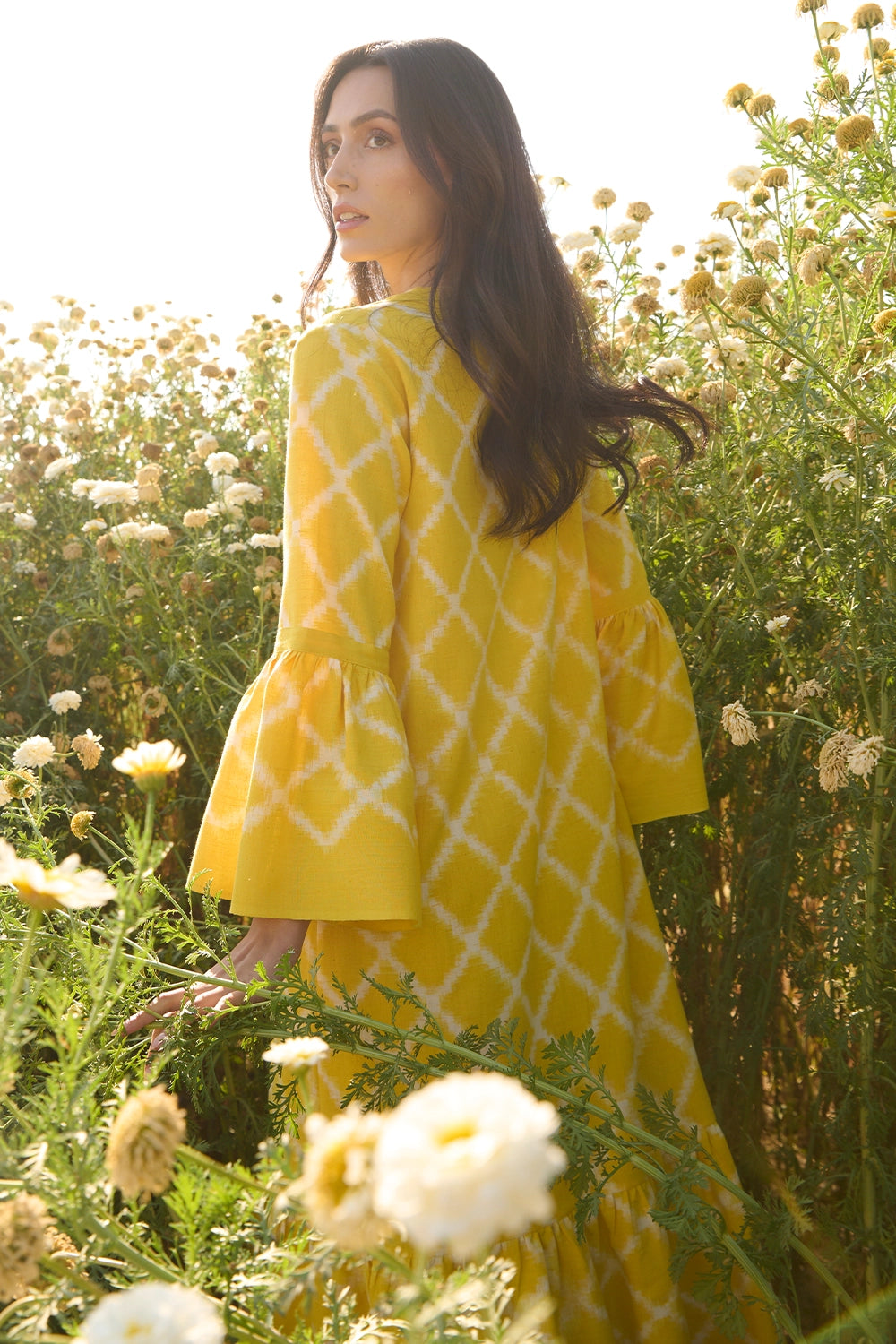 Yellow Rhombus Dress