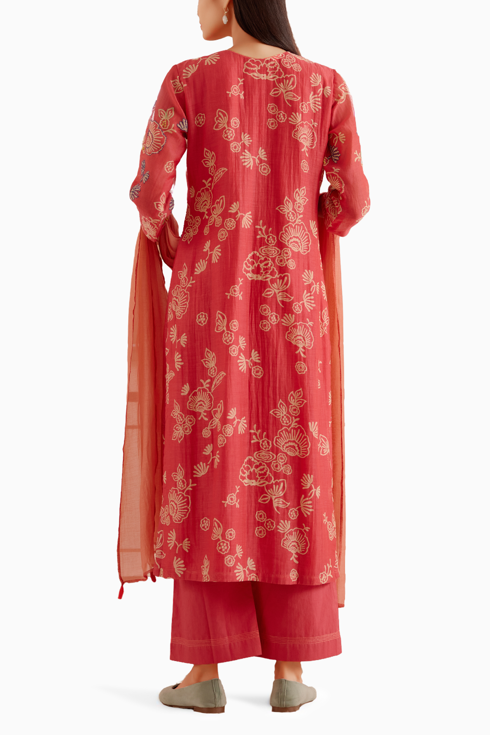 Rosewood Floral Kurta Set