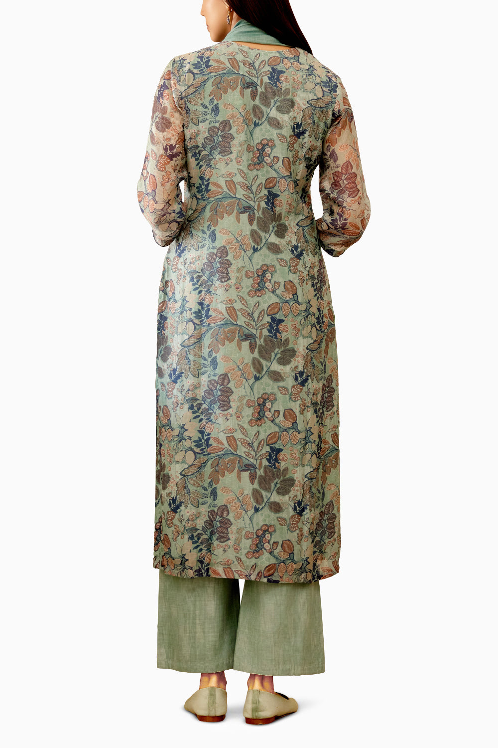 Sage Printed Kurta Set