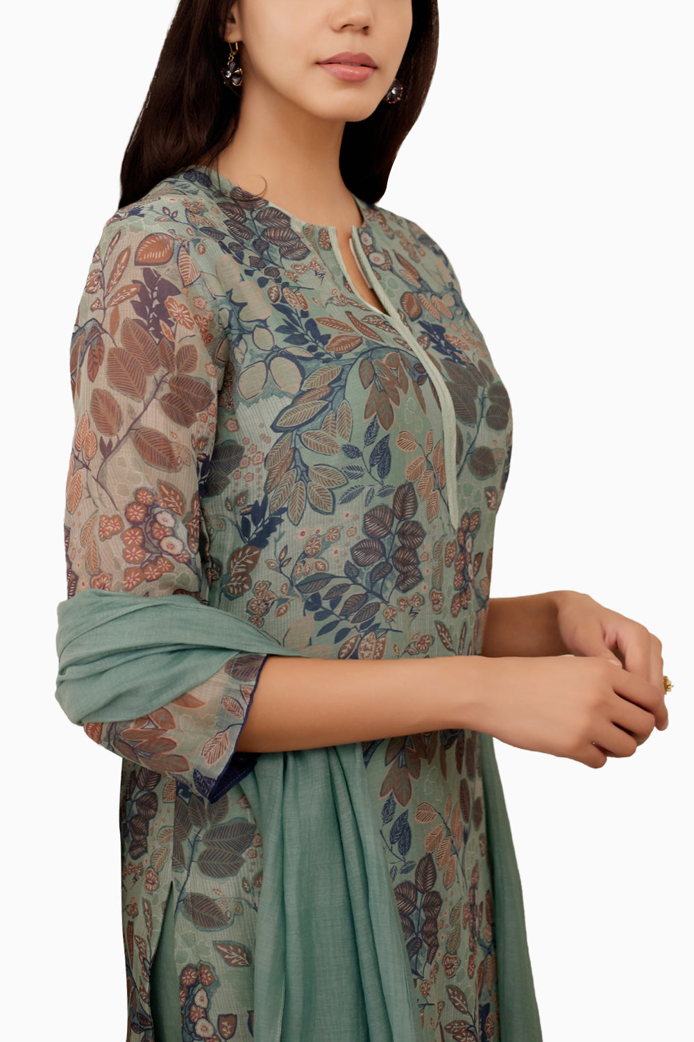 Sage Printed Kurta Set