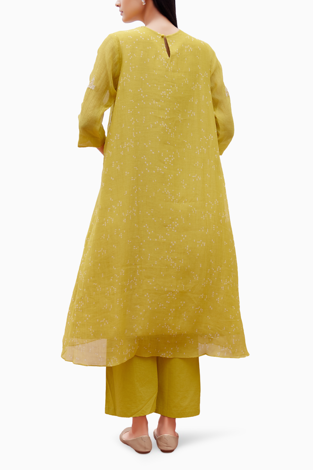 Citrine Floral Kurta Set