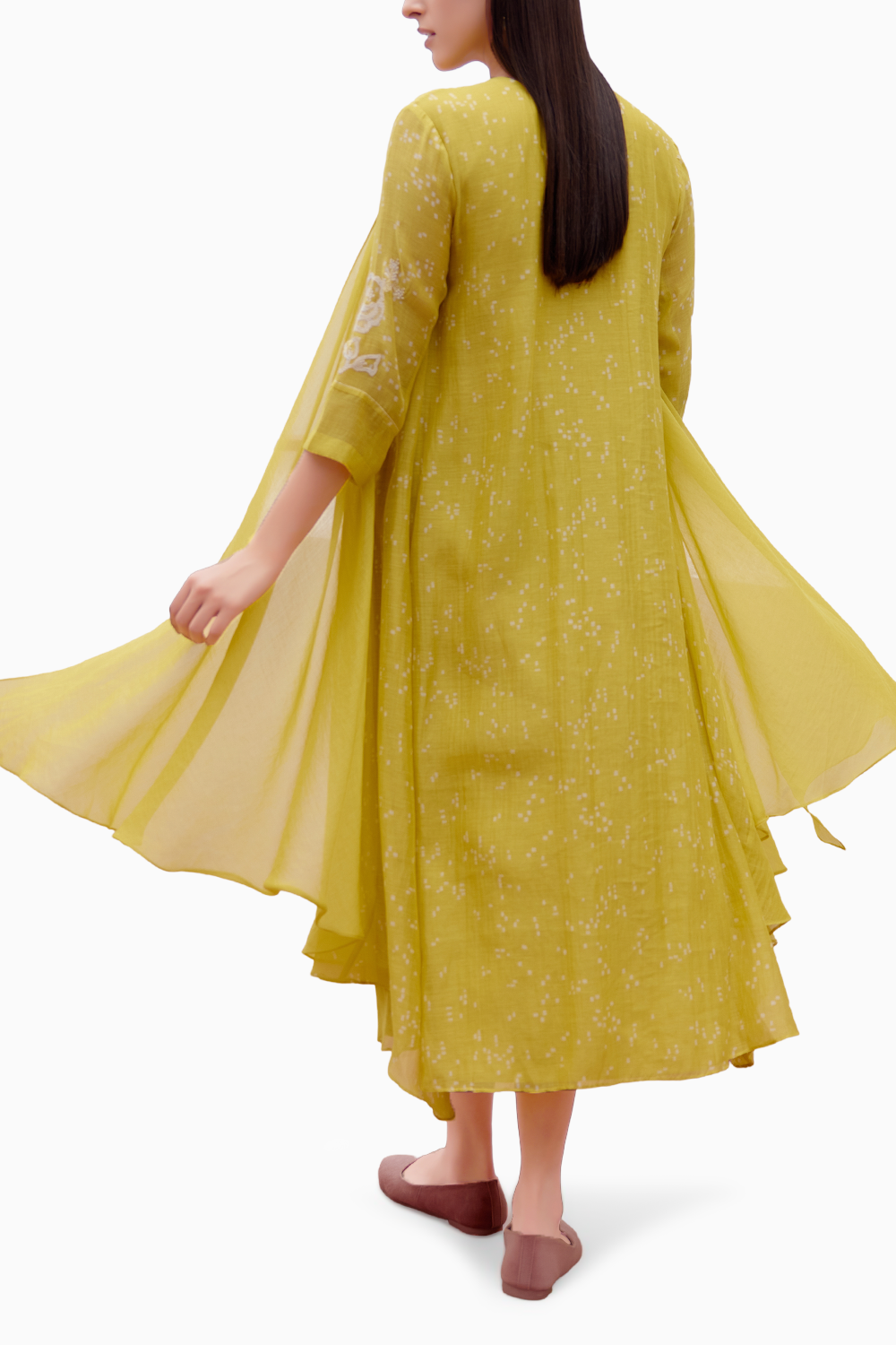 Citrine Applique Jacket Dress