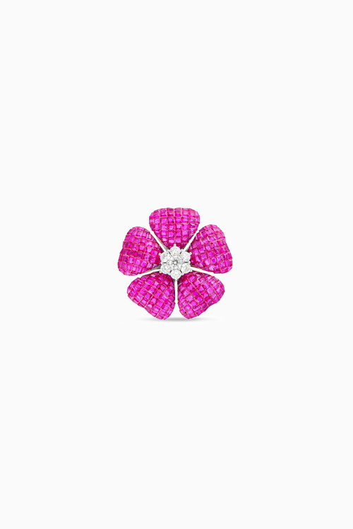 Forest Fae Floral Brooch