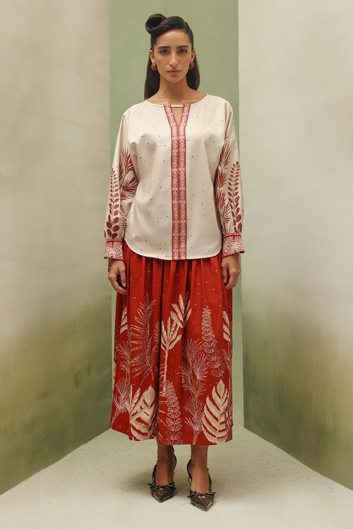 Night Safari Elle Top with Skirt