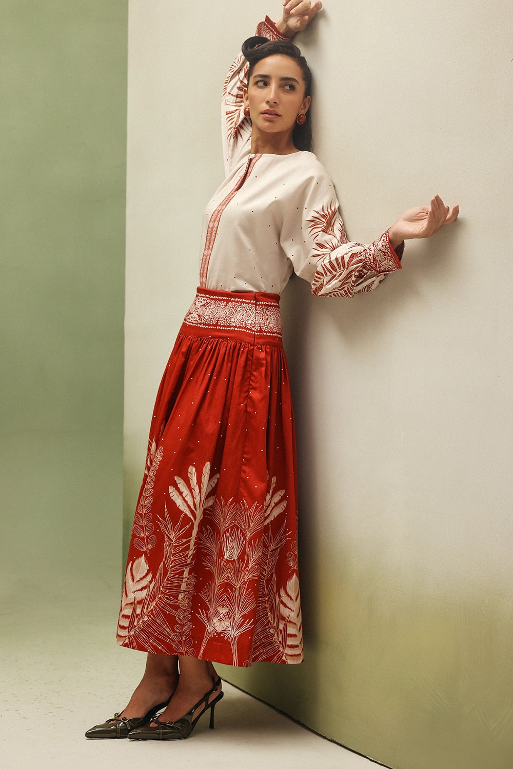 Night Safari Elle Top with Skirt