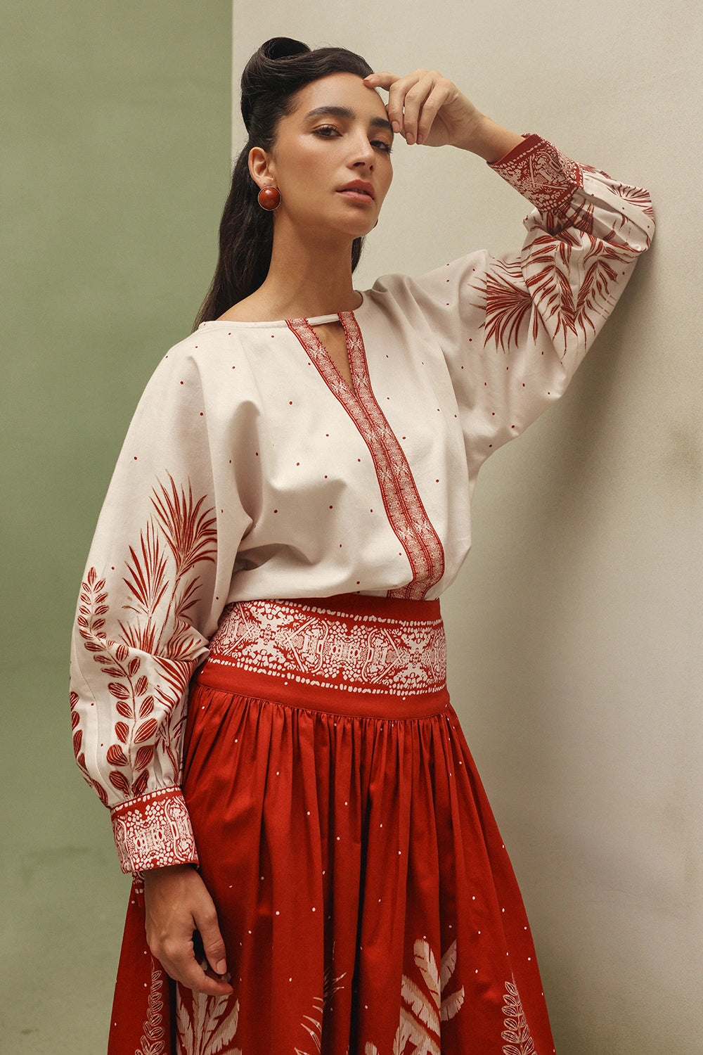 Night Safari Elle Top with Skirt