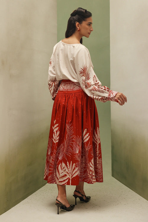 Night Safari Elle Top with Skirt