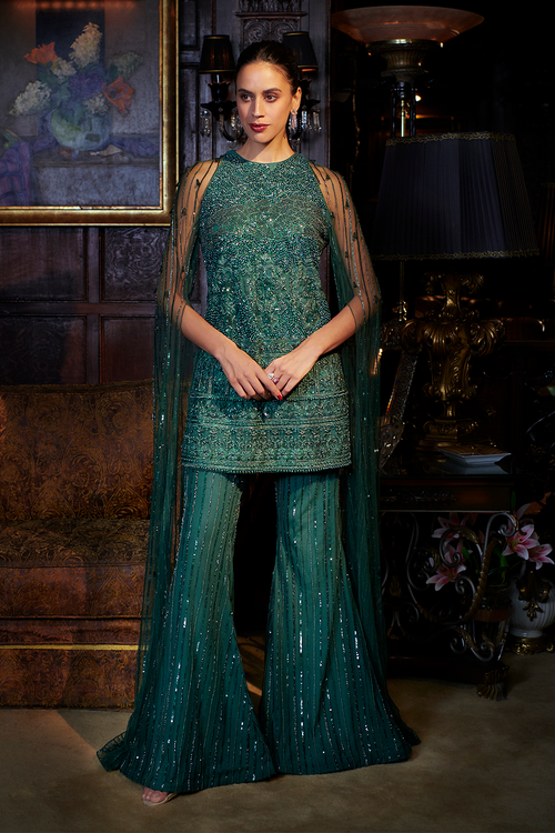 Emerald Green Suit Set