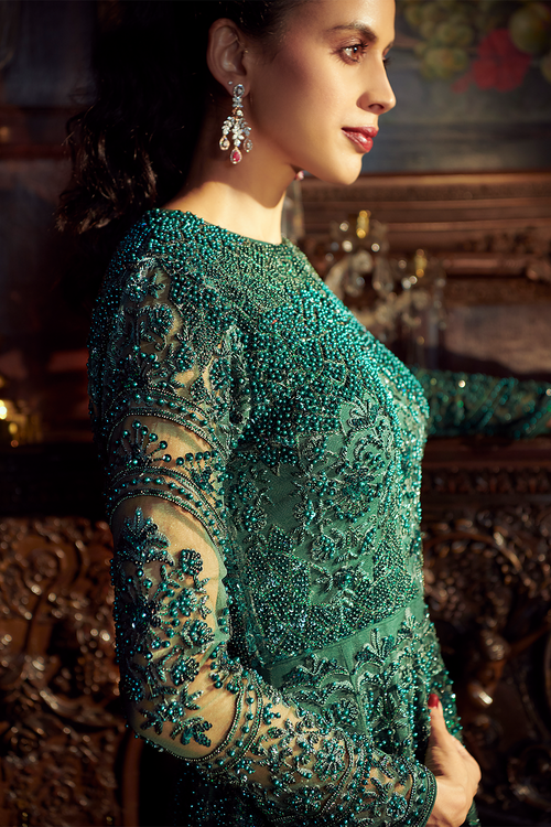 Emerald Green Gharara Suit