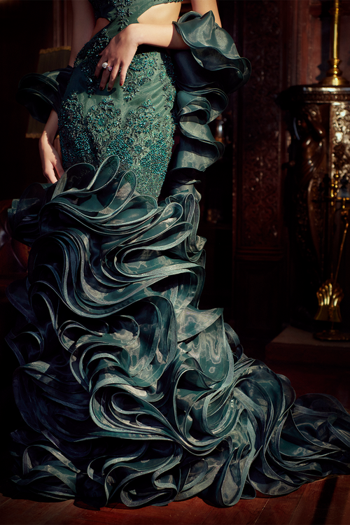 Emerald Green Gown